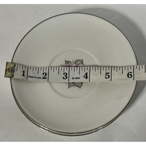 Royal Jackson - Parisienne Normandy Rose - 6" Saucer Plate - Set of 4 plates - Picture 11 of 11